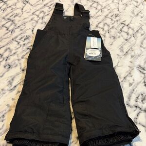 Iceburg Black Kids Snow Bib Size 2T.